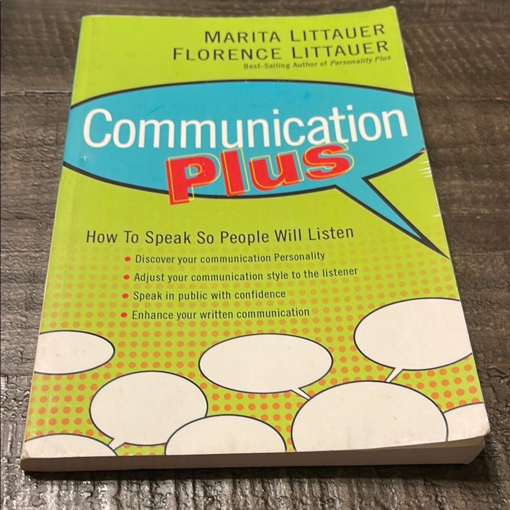 Communication Plus Book by Marita and Florence Littauer